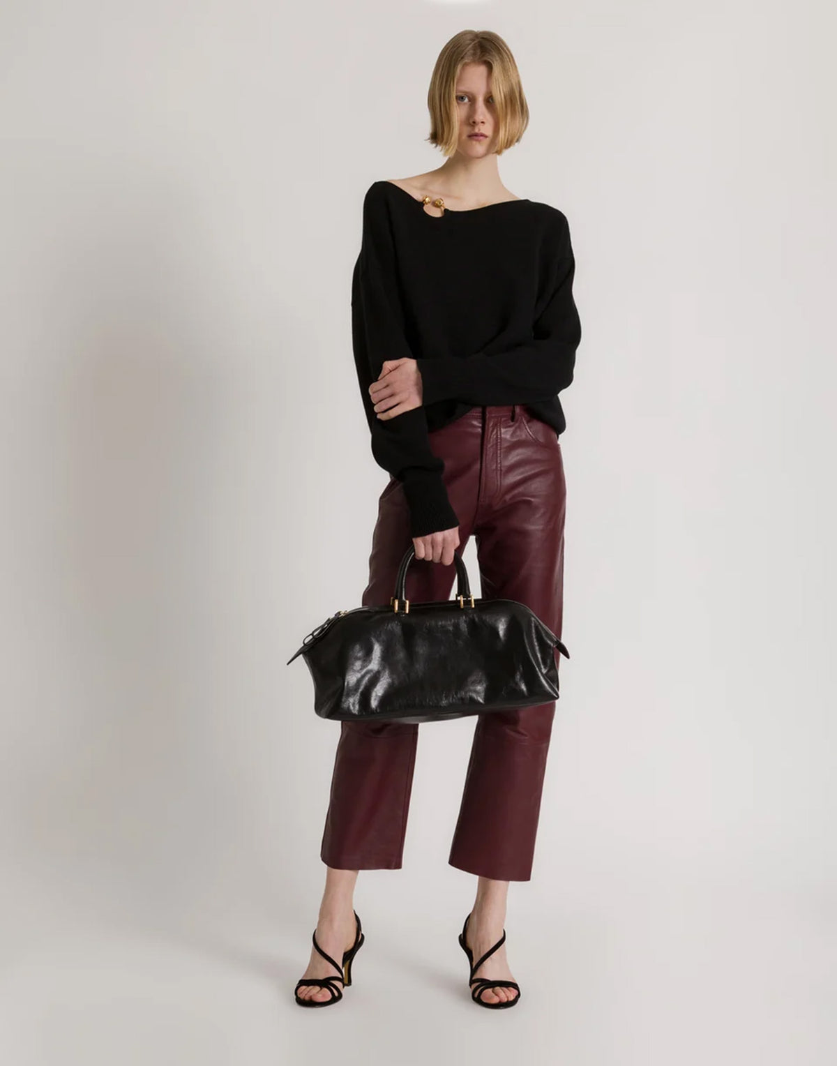 ALBERTA FERRETTI Sac Alice à double anse noir