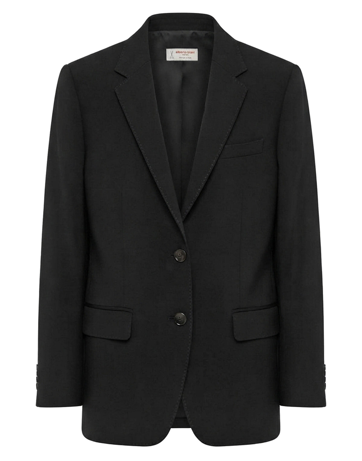 ALBERTO BIANI Blazer in Cady Giapponese Nero