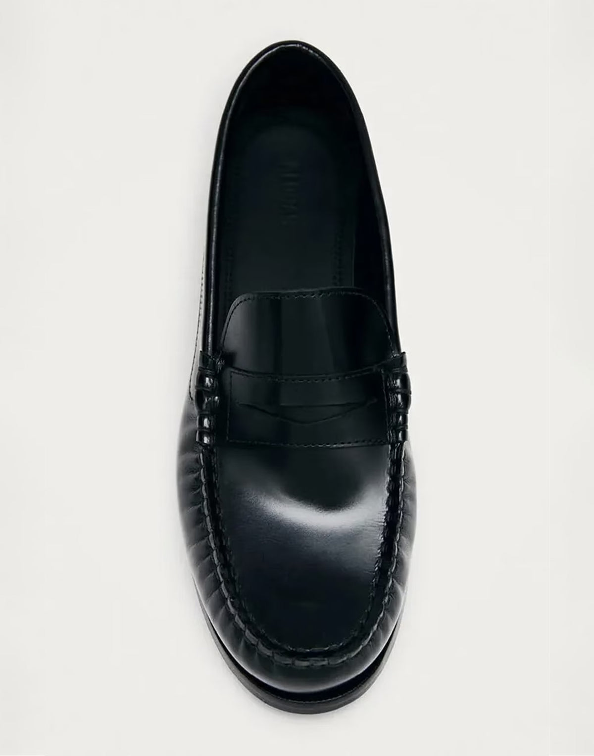 Mocassins Rivet en cuir noir ALOHAS