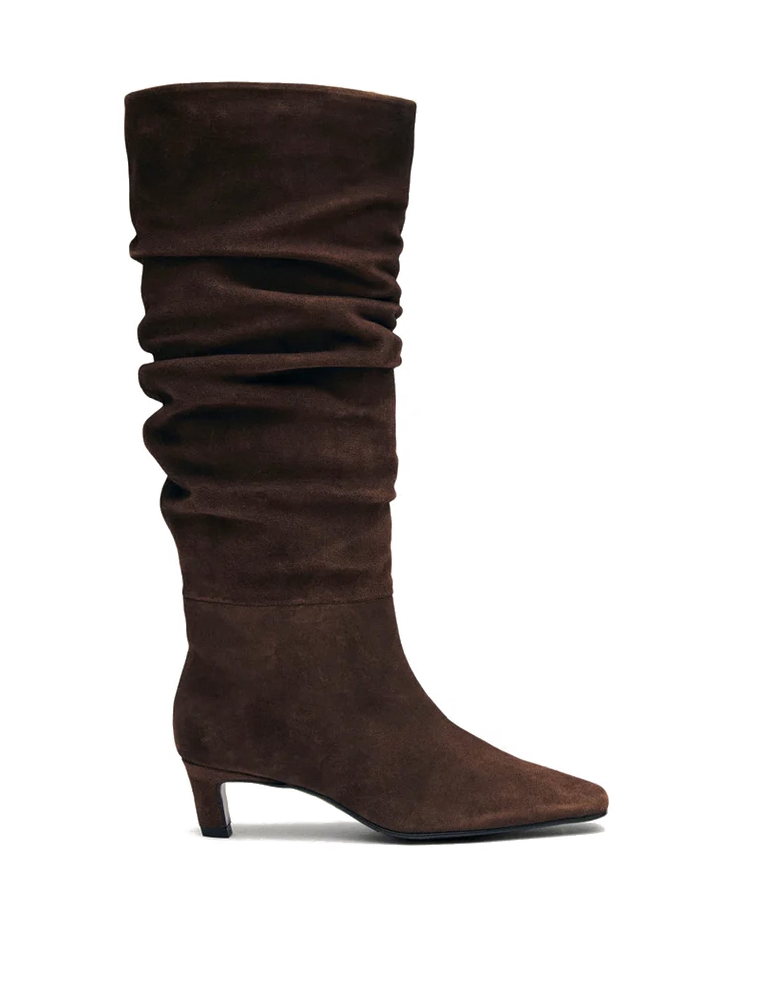 ALOHAS Stivali Kalila in Suede Marrone