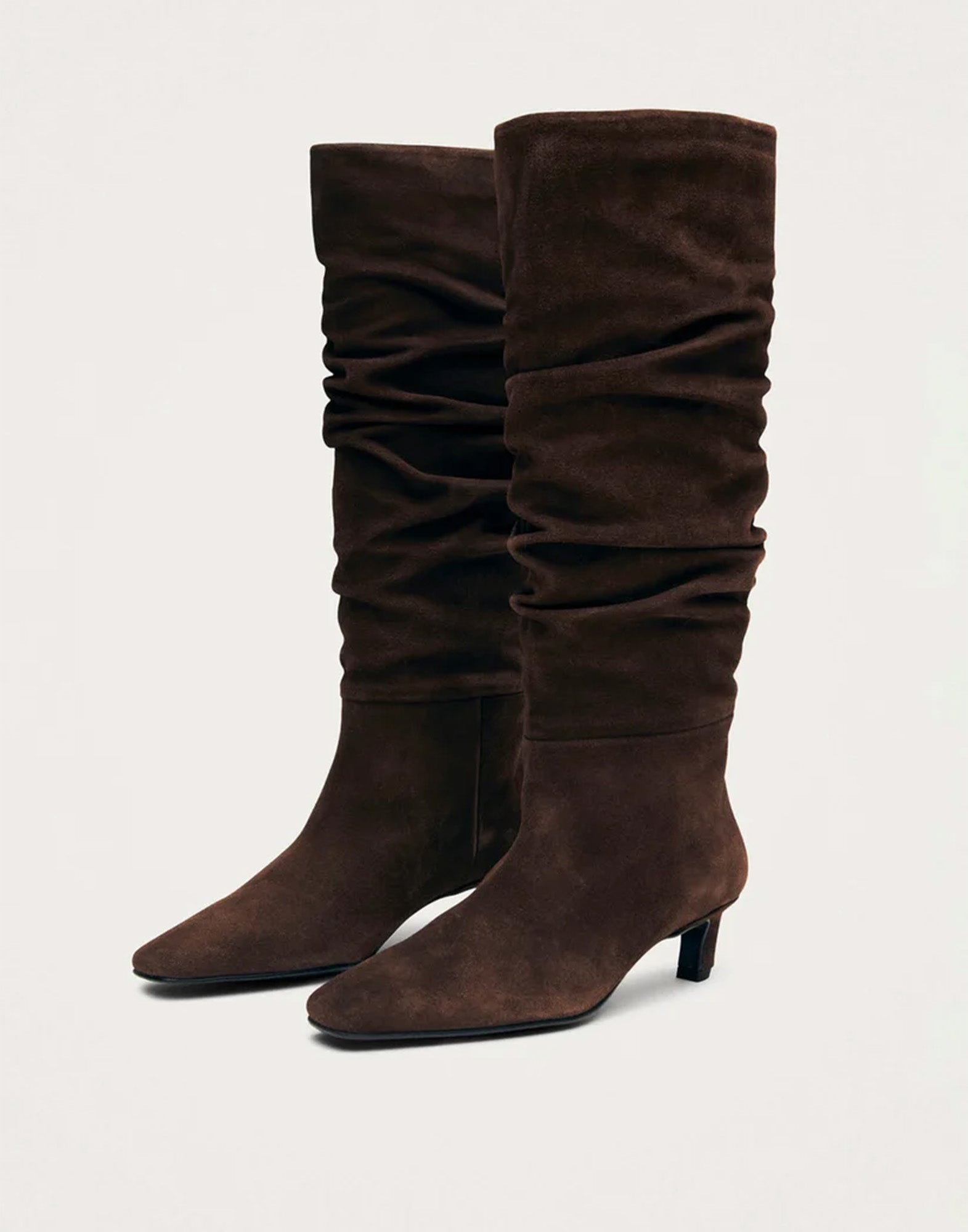 ALOHAS Stivali Kalila in Suede Marrone