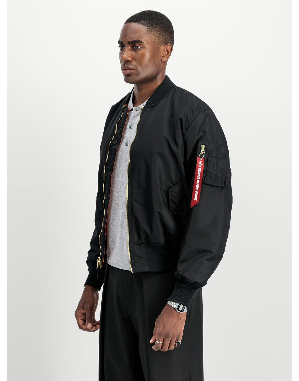 ALPHA INDUSTRIES Bomber MA-1 Heritage Black