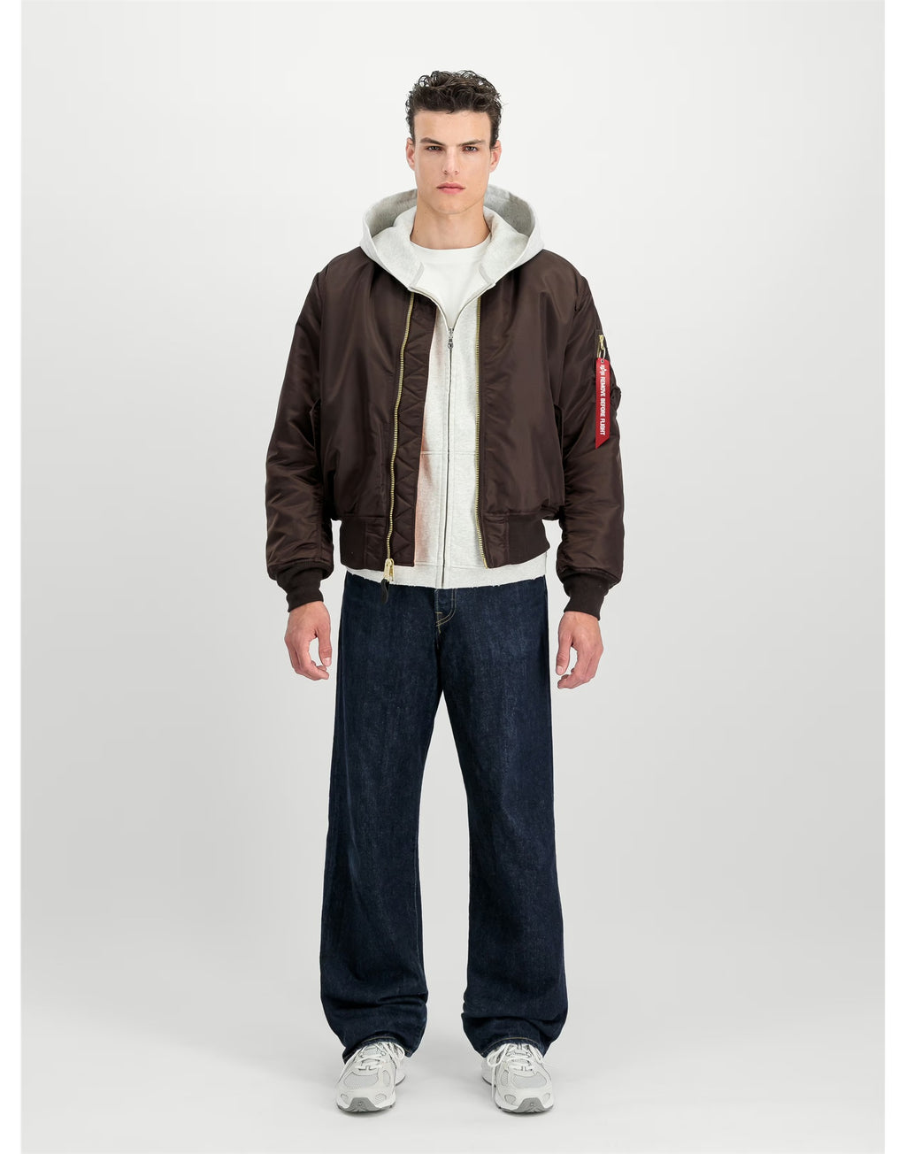 ALPHA INDUSTRIES Bomber MA-1 Heritage Hunter Brown