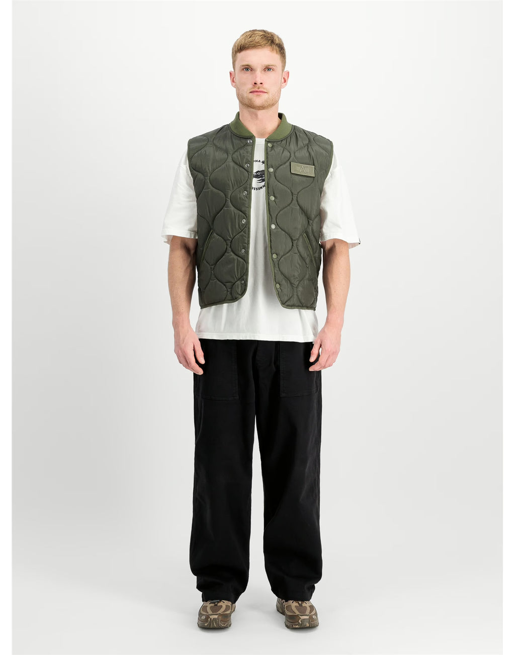 ALPHA INDUSTRIES Gilet Q-1 Dark Olive