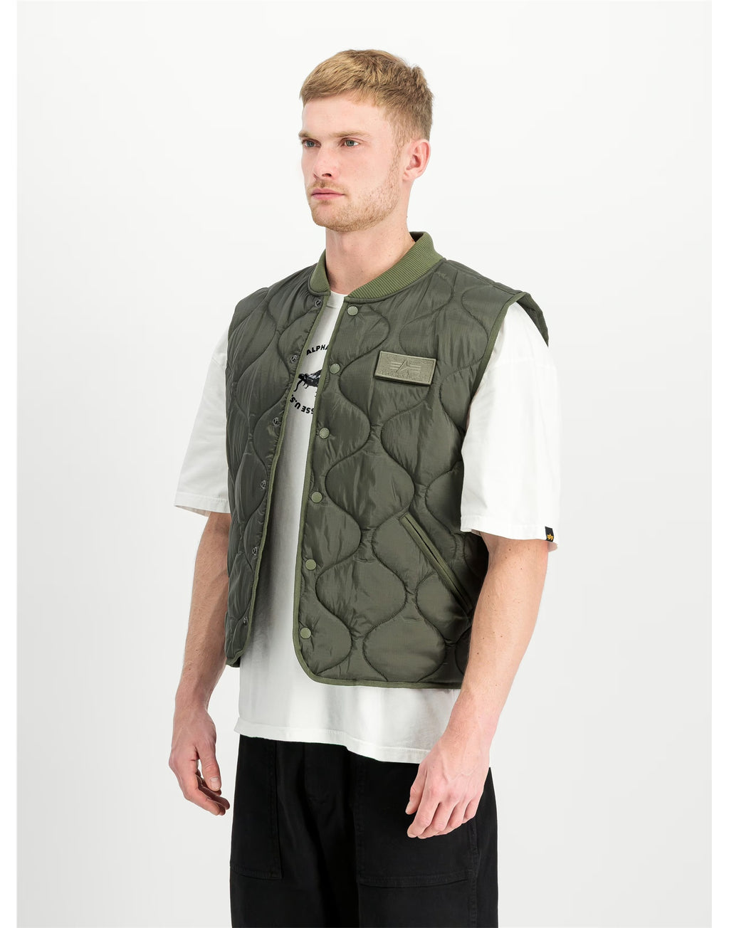 ALPHA INDUSTRIES Gilet Q-1 Dark Olive