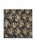 ANTIK BATIK Foulard Cinzo Big Square in Cotone Black/Rust