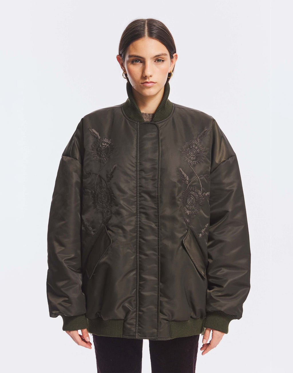 ANTIK BATIK Bomber Oversize Ricamato