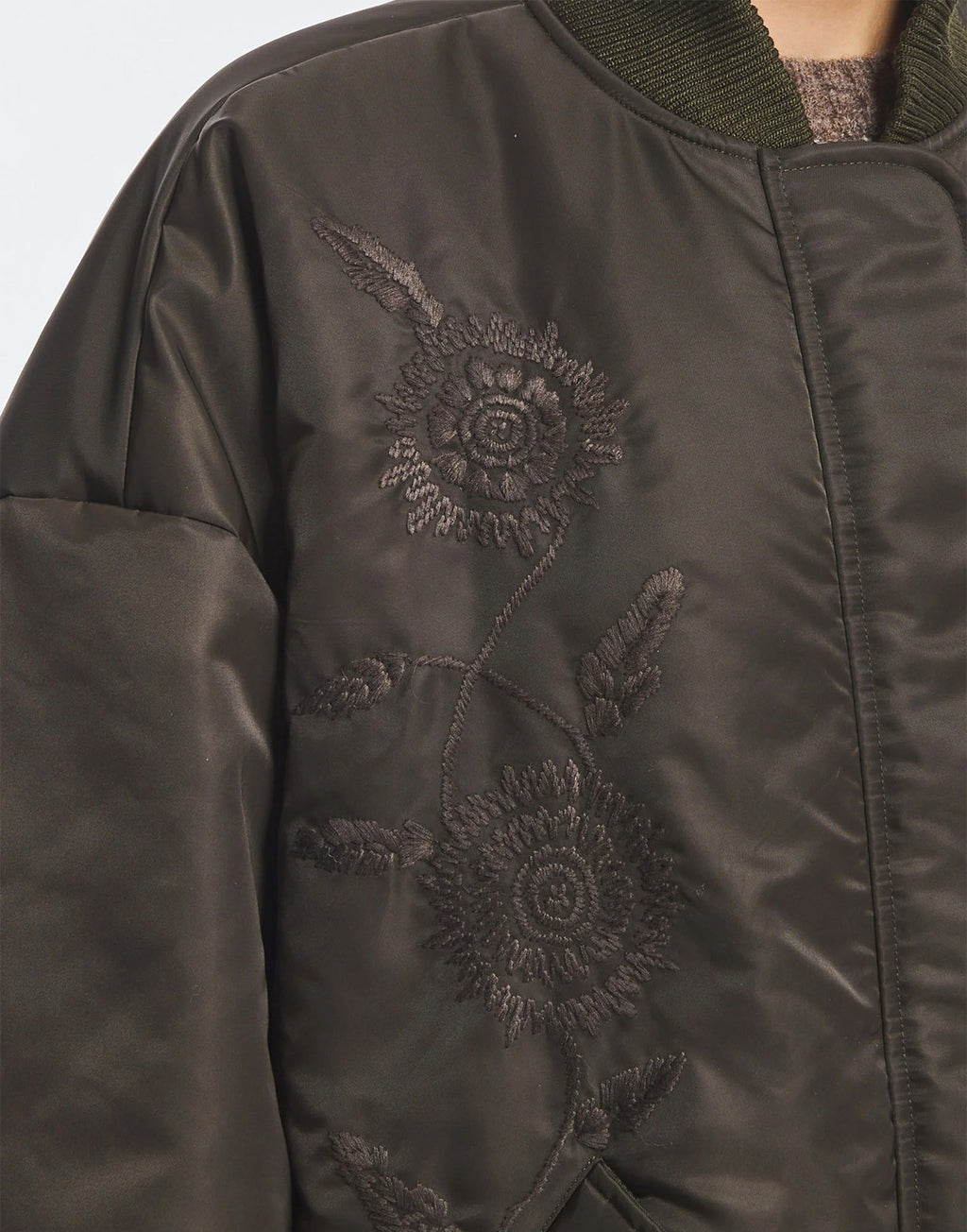 ANTIK BATIK Bomber Oversize Ricamato