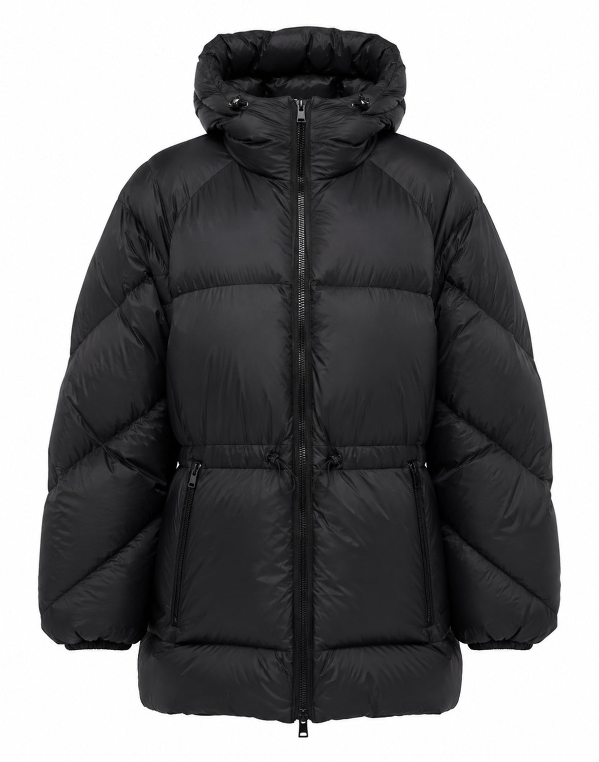 BACON Piumino Lungo OWL Coat FCS Black