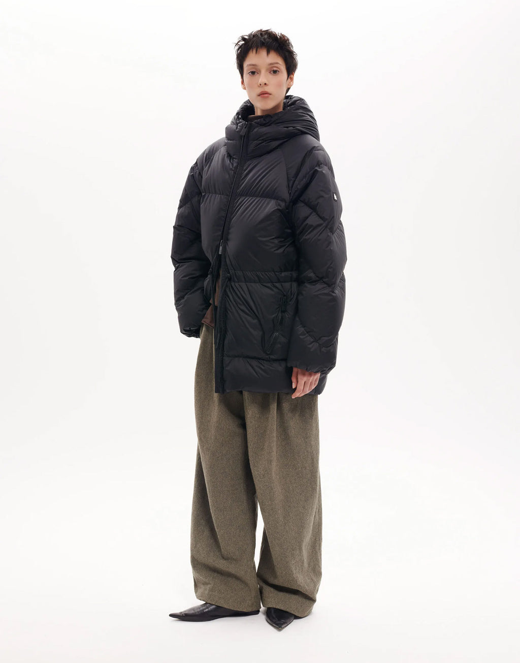 BACON Piumino Lungo OWL Coat FCS Black