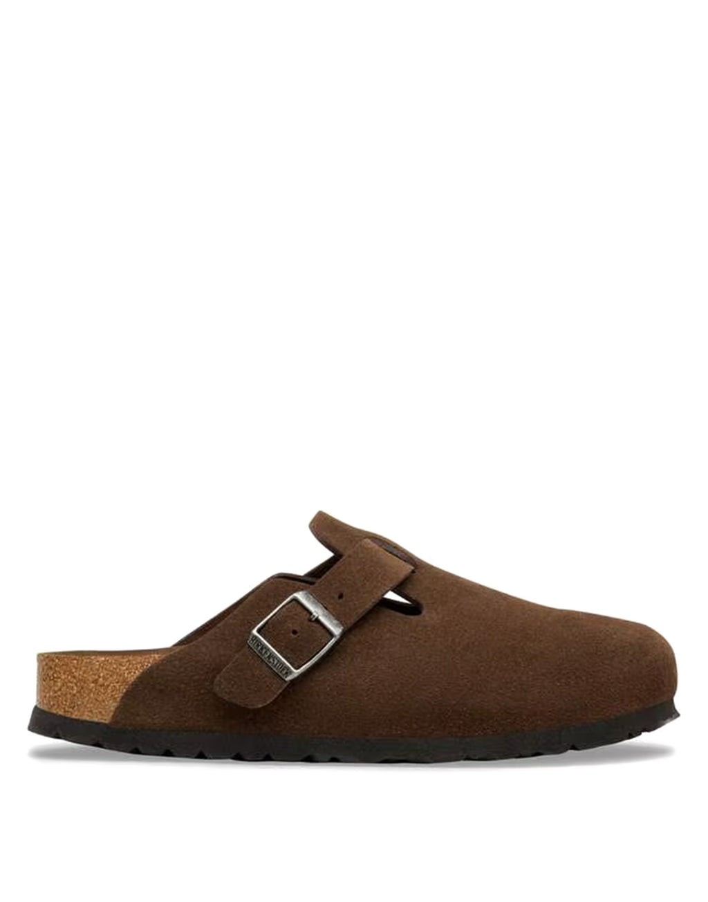BIRKENSTOCK Boston SFB in Pelle Scamosciata Carafe Tonal