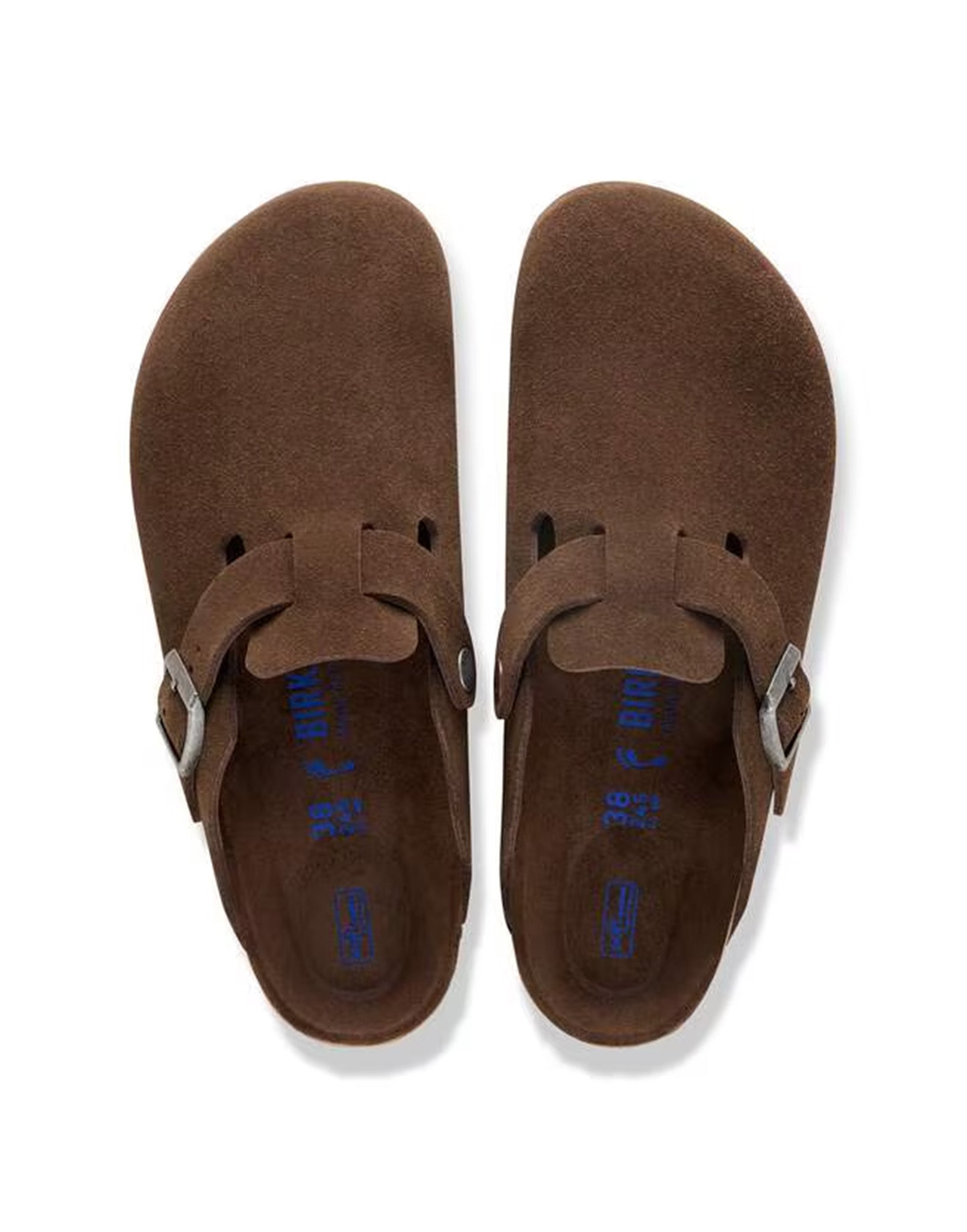 BIRKENSTOCK Boston SFB in Pelle Scamosciata Carafe Tonal