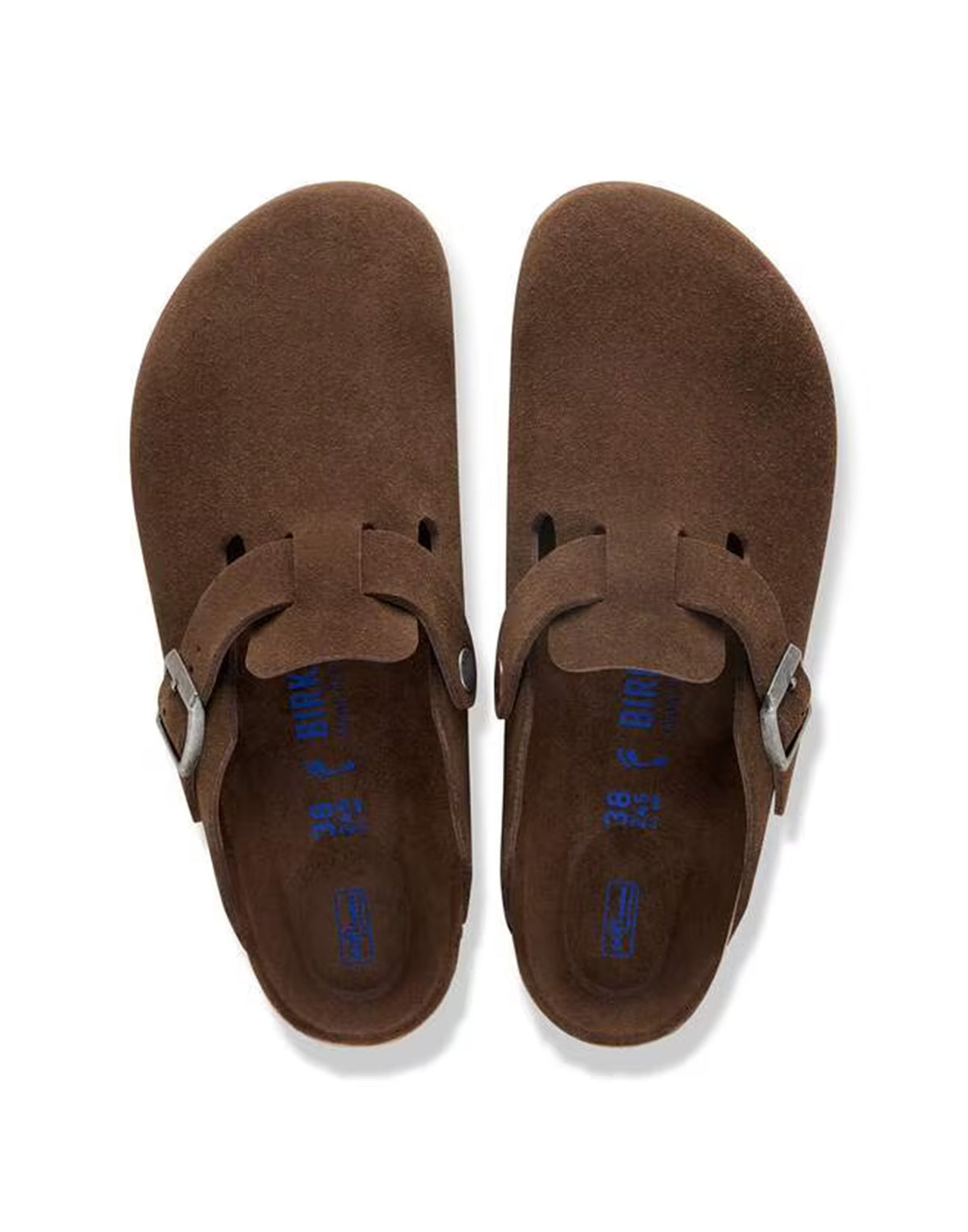 BIRKENSTOCK Boston SFB in Pelle Scamosciata Carafe Tonal