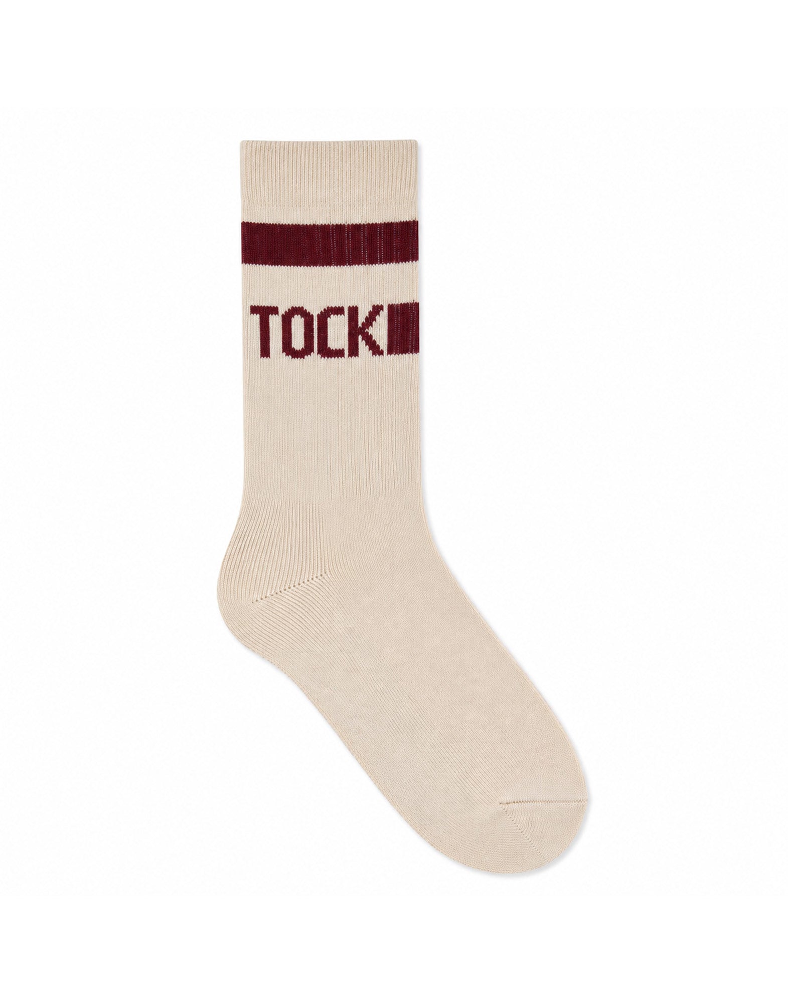 BIRKENSTOCK Tennis Socks in Cotone Oatmeal/Zinfandel