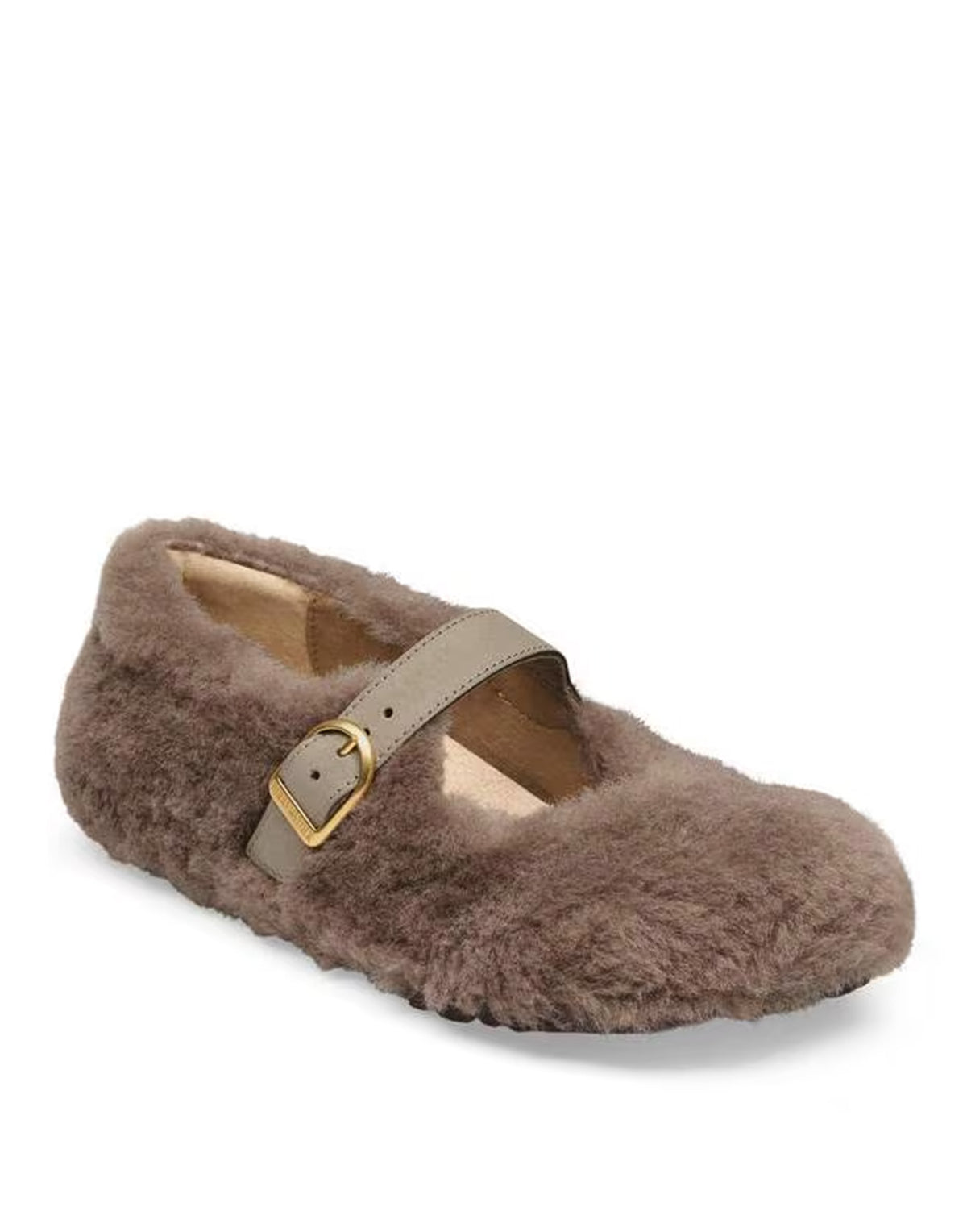 BIRKENSTOCK Santa Clarita in Shearling Gray Taupe