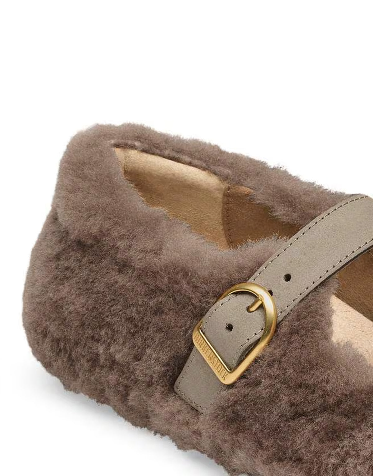 BIRKENSTOCK Santa Clarita in Shearling Gray Taupe