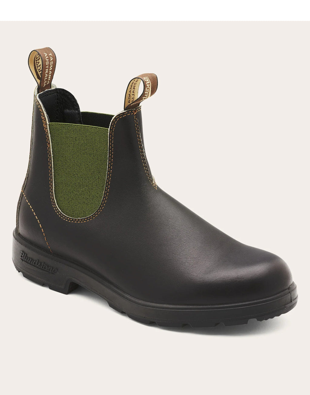 BLUNDSTONE Chelsea Boots 519 Stout Brown & Olive