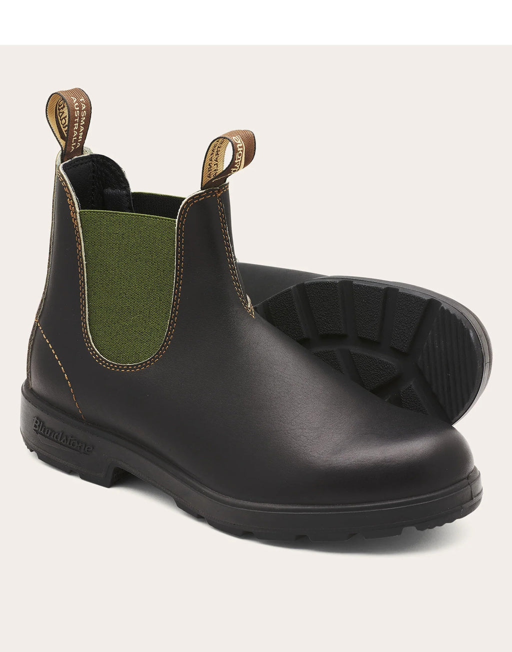 BLUNDSTONE Chelsea Boots 519 Stout Brown & Olive