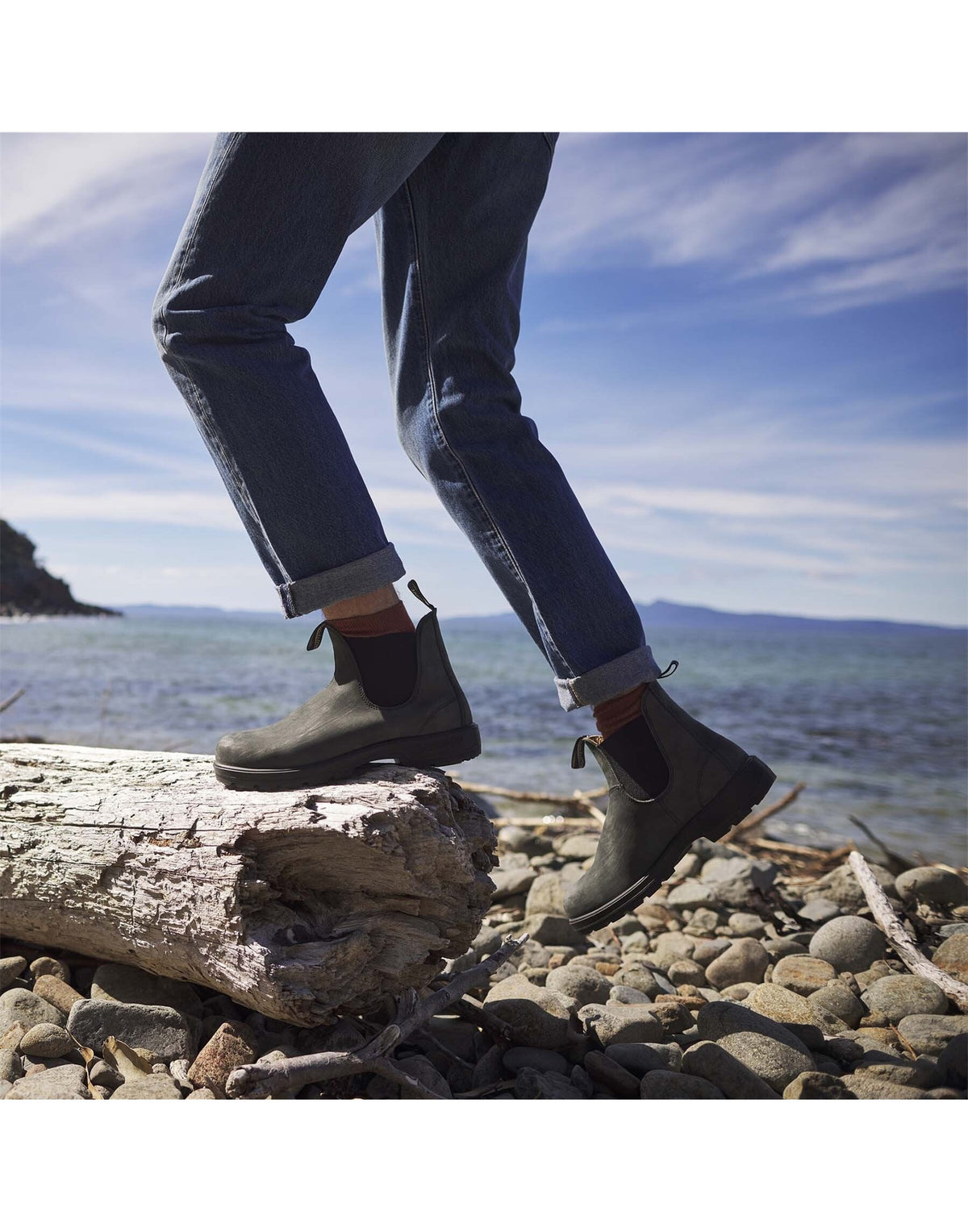 BLUNDSTONE 587 Classics Chelsea Boots Rustic Black