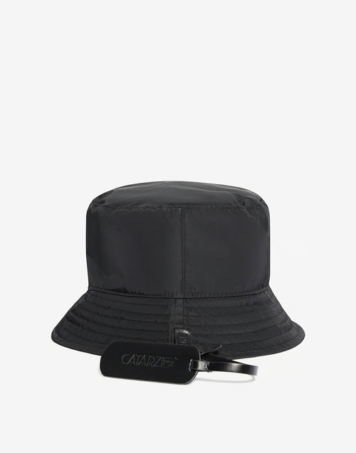 CATARZI Cappello Pescatore Arrotolabile Nero