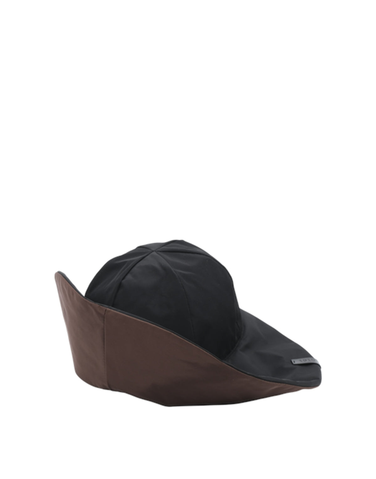 CATARZI Cappello Cloche Reversibile Nero e Moro