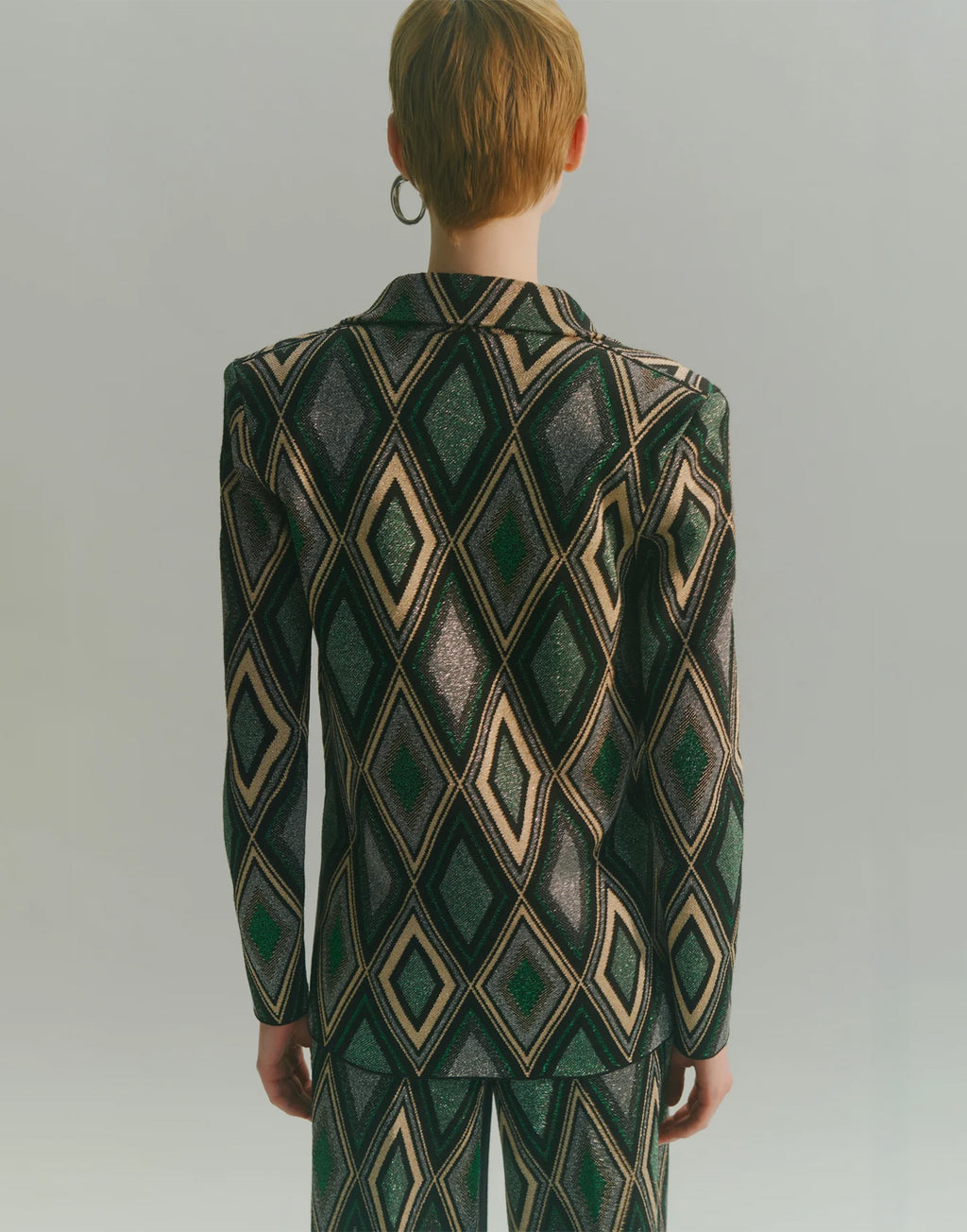 CIRCUS HOTEL Giacca Blazer in Jacquard Lamé