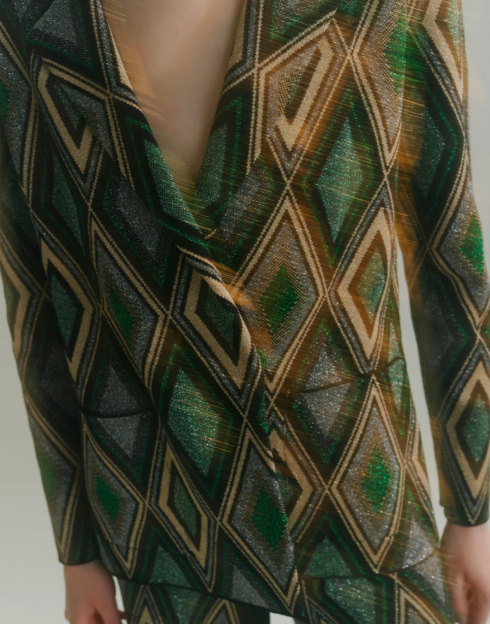 CIRCUS HOTEL Giacca Blazer in Jacquard Lamé