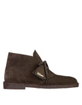CLARKS Polacchino Desert Boot Brown Suede