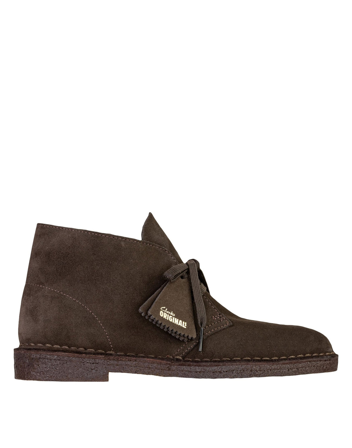 CLARKS Polacchino Desert Boot Brown Suede