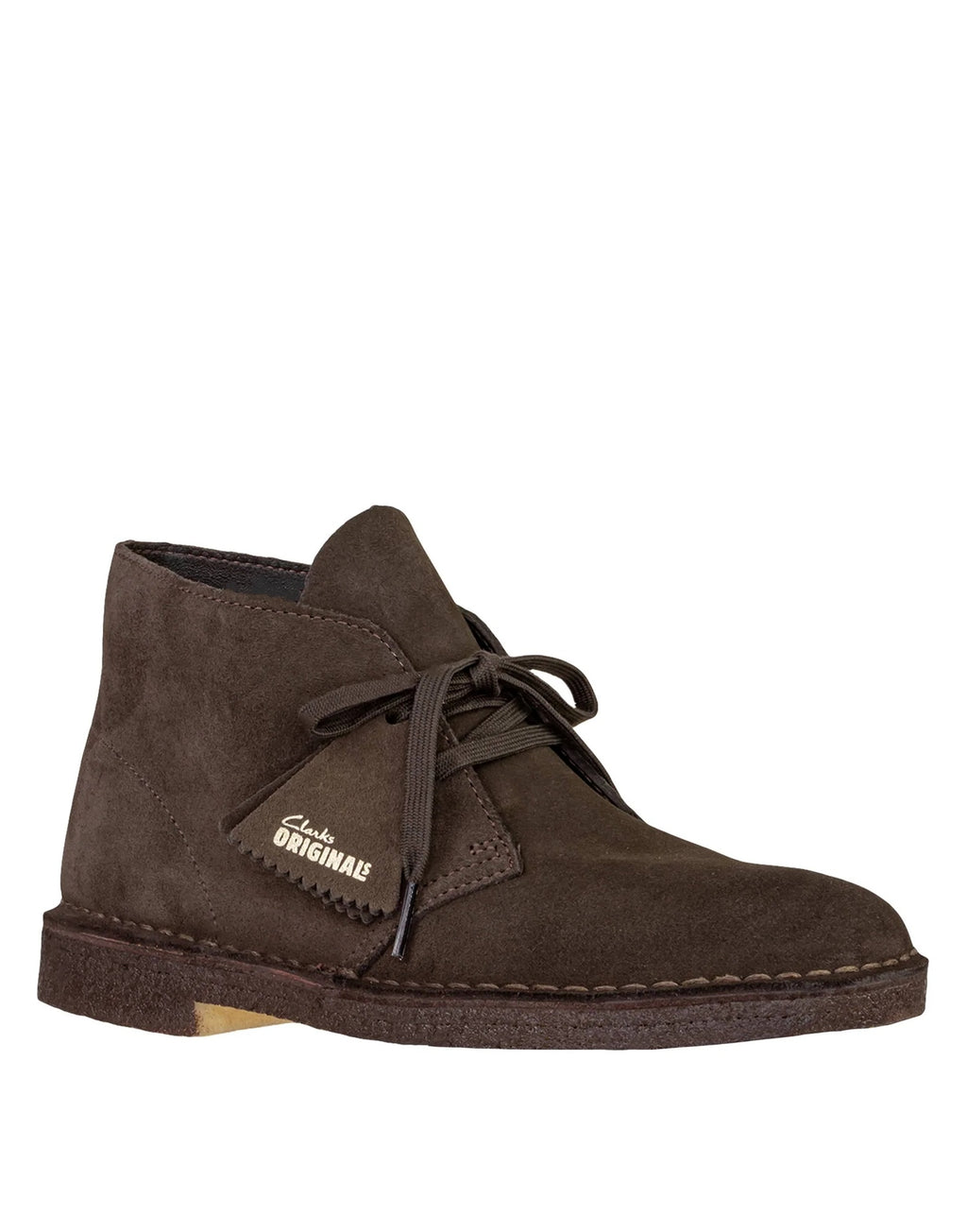 CLARKS Polacchino Desert Boot Brown Suede