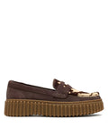 CLARKS Mocassino Torhill Penny Brown Cow Print