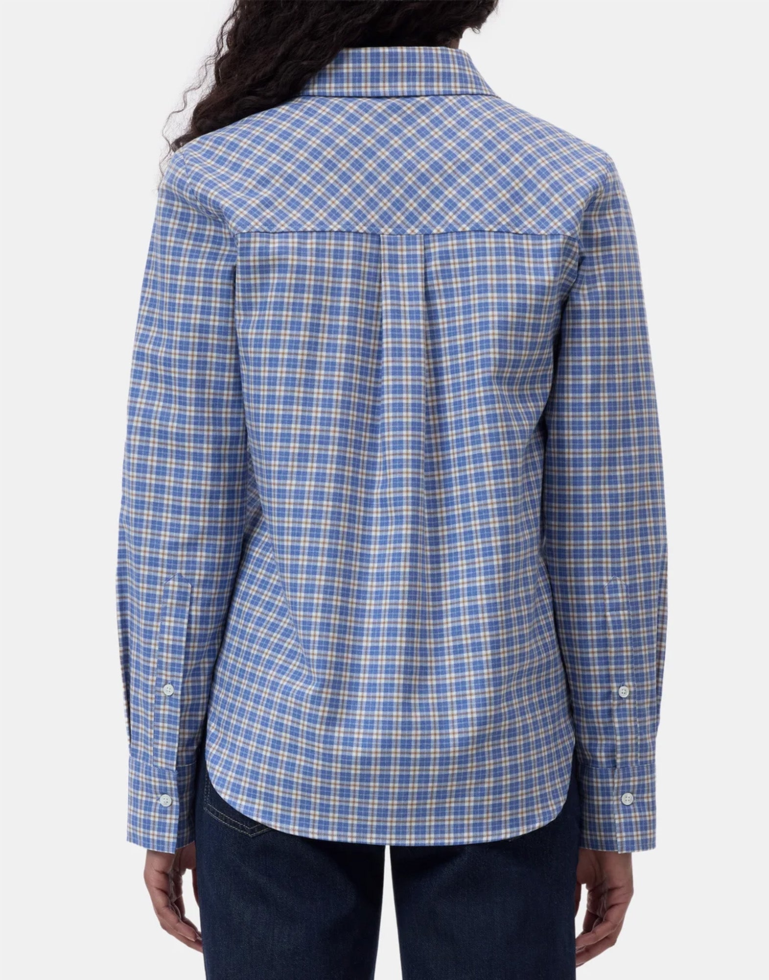 CLOSED Camicia Check in Cotone e Lyocell
