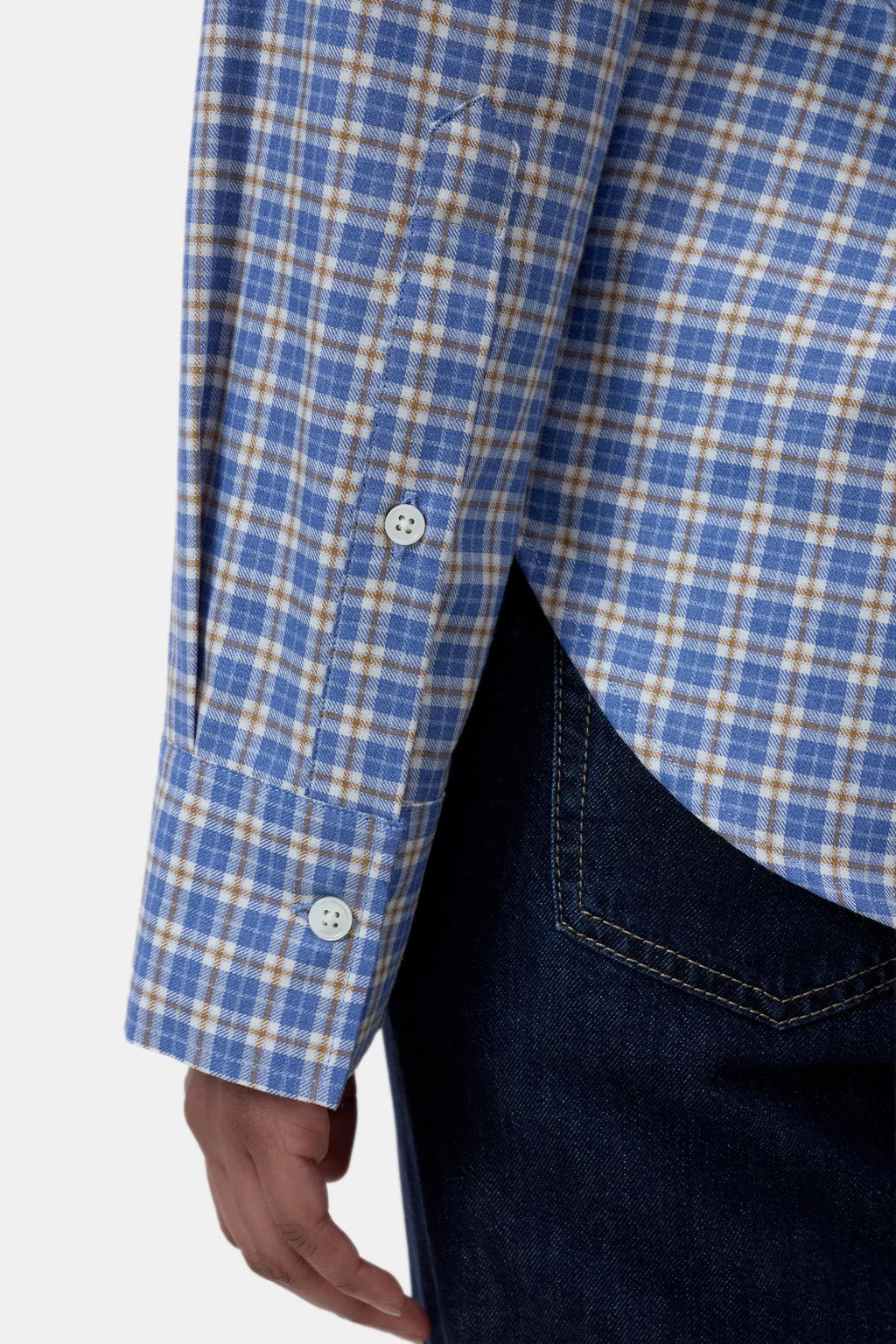 CLOSED Camicia Check in Cotone e Lyocell