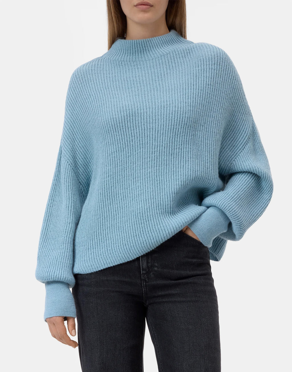 CLOSED Maglione in Misto Alpaca e Lana Breeze Blue