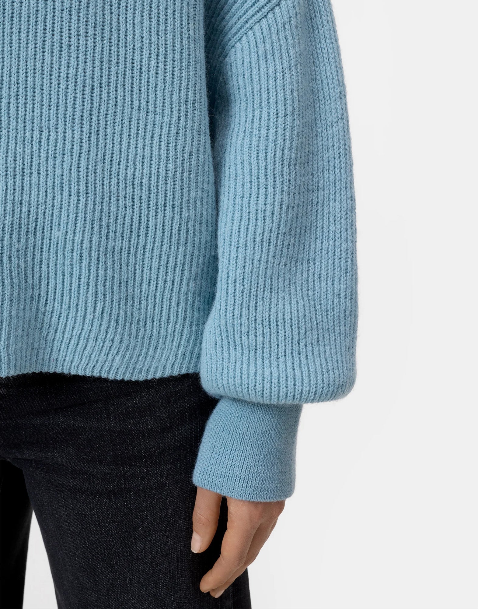 CLOSED Maglione in Misto Alpaca e Lana Breeze Blue