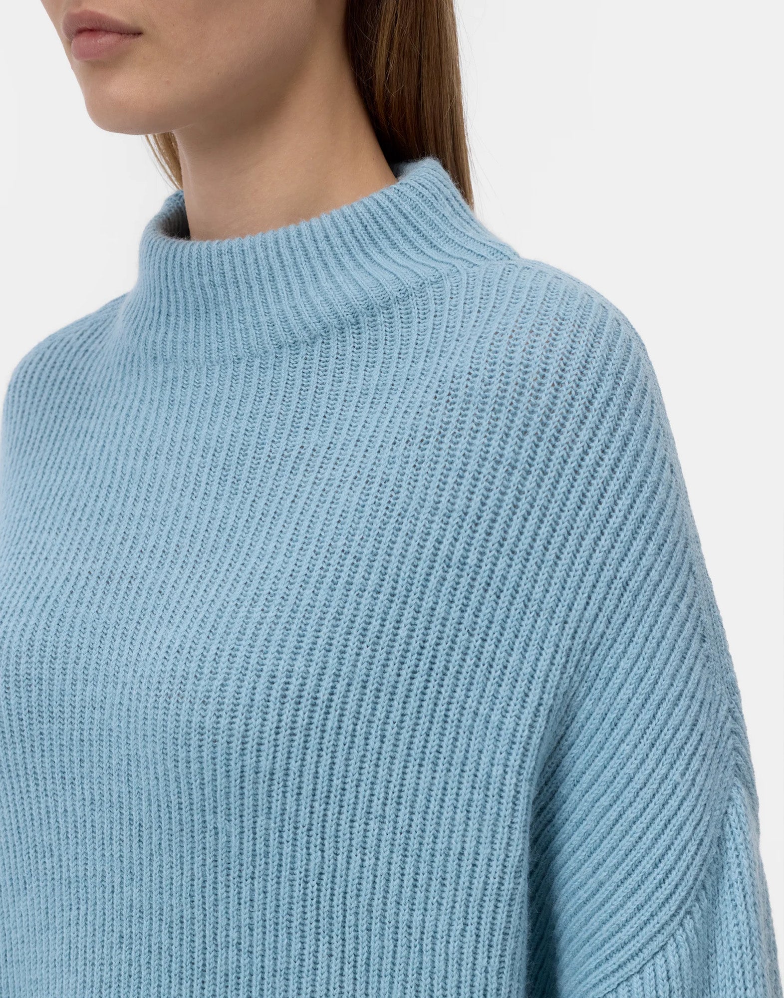 CLOSED Maglione in Misto Alpaca e Lana Breeze Blue
