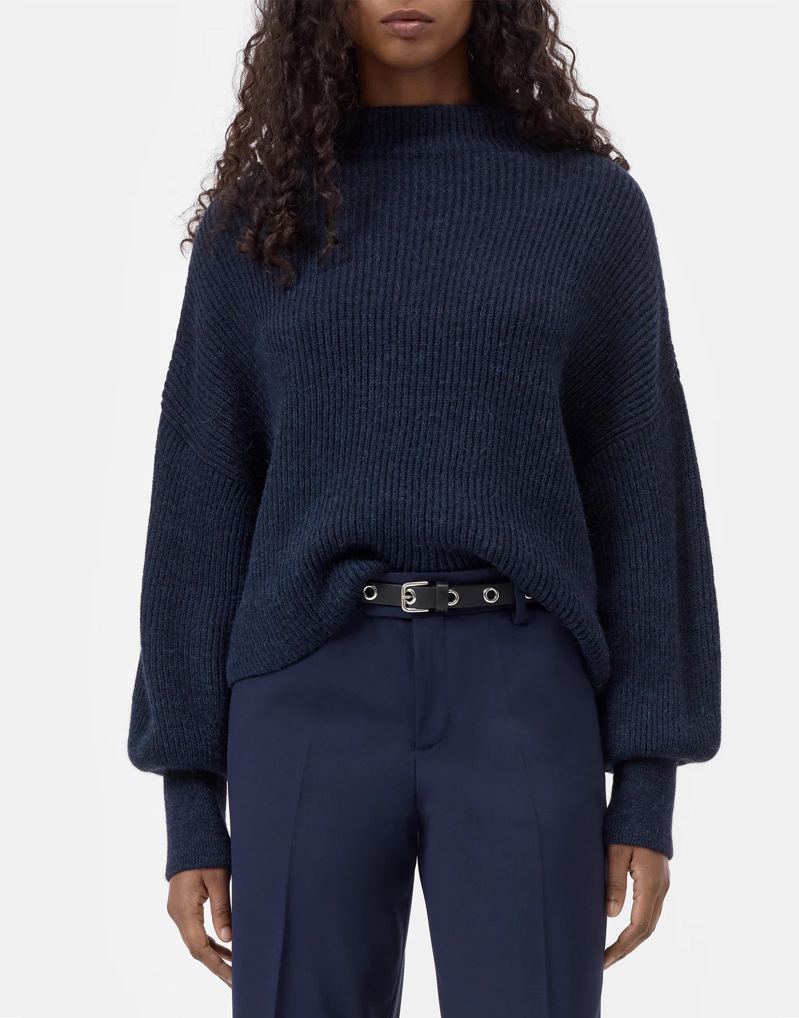 CLOSED Maglione in Misto Alpaca e Lana Dark Night