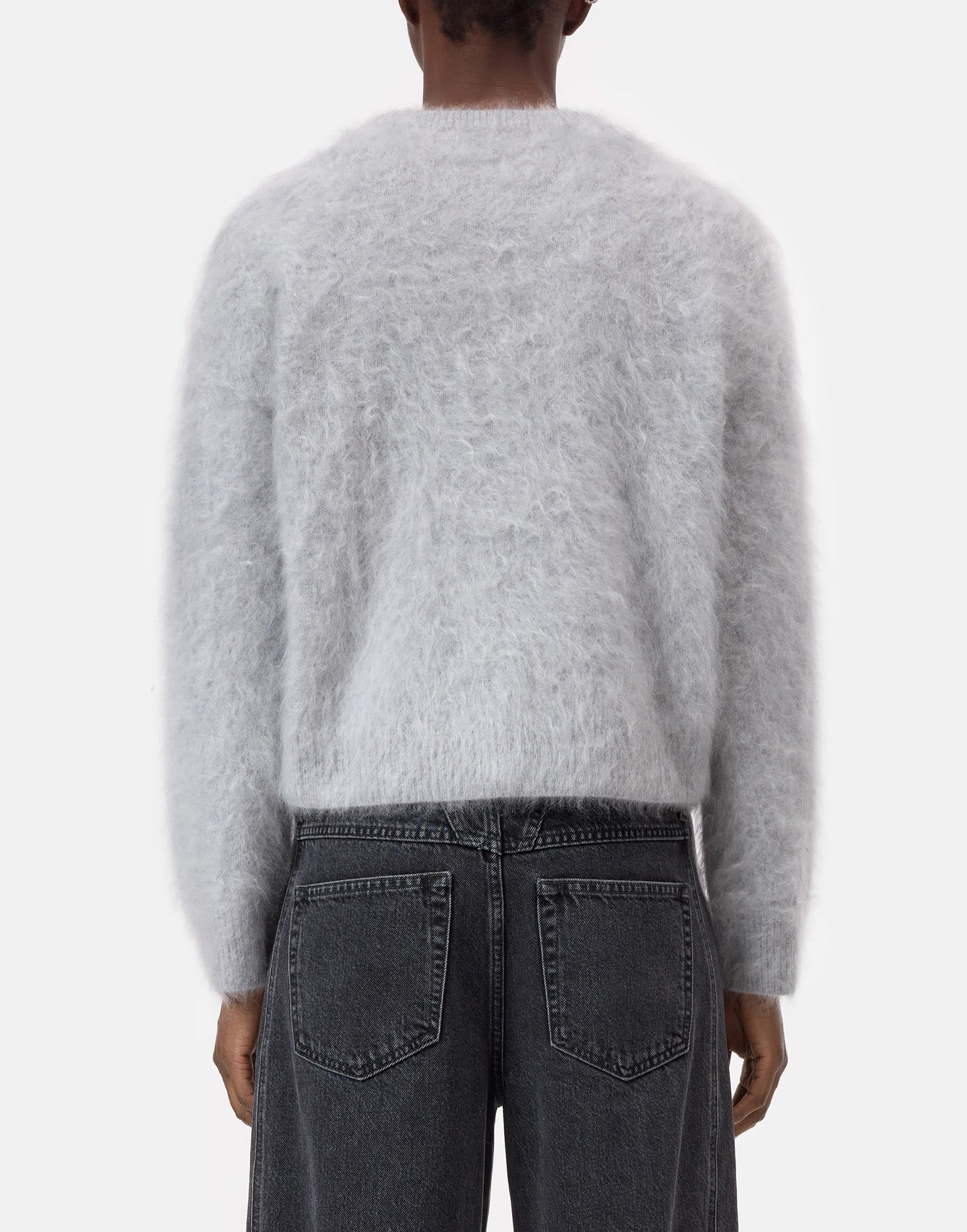 CLOSED Cardigan in Cashmere Spazzolato Light Grey Melange