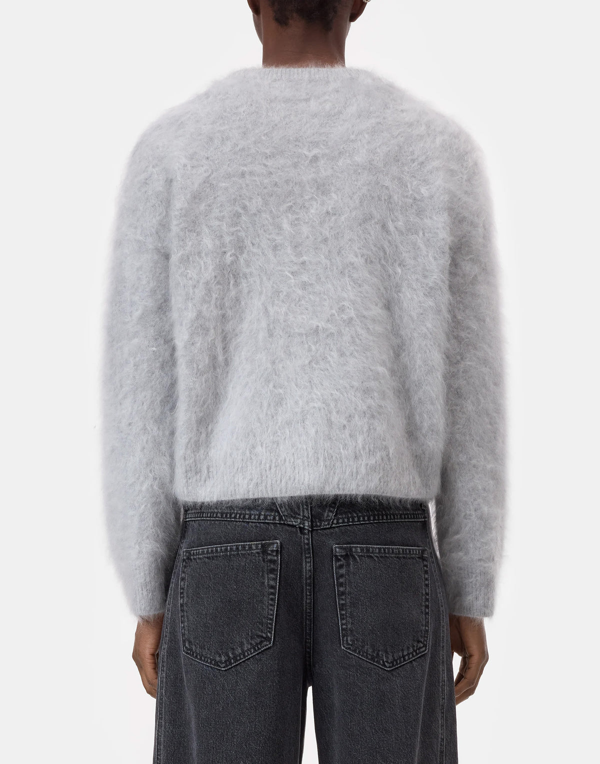 Cardigan CLOSED en cachemire brossé gris chiné clair