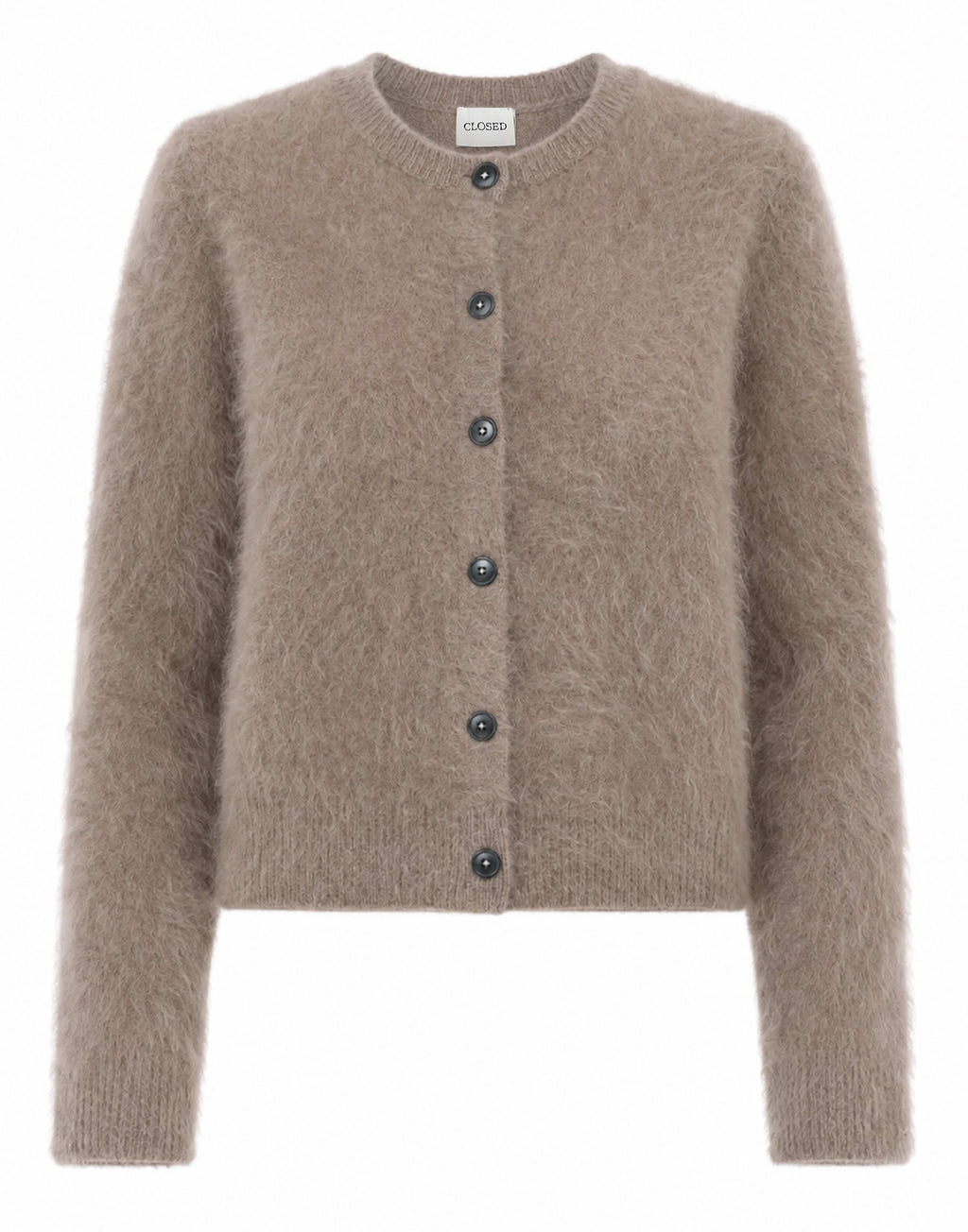 CLOSED Cardigan in Cashmere Spazzolato Wheat Beige