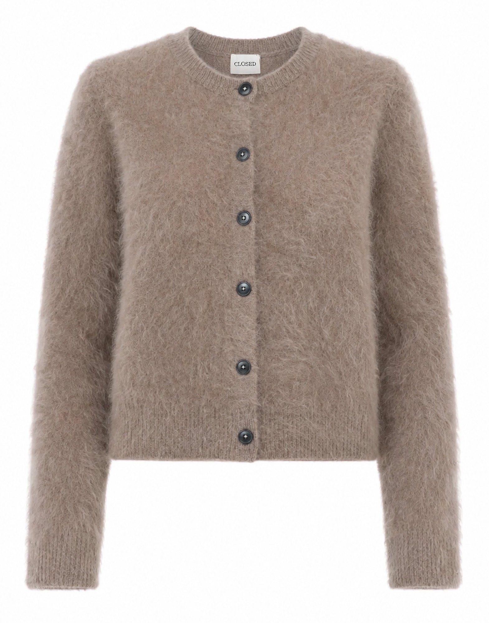 CLOSED Cardigan in Cashmere Spazzolato Wheat Beige