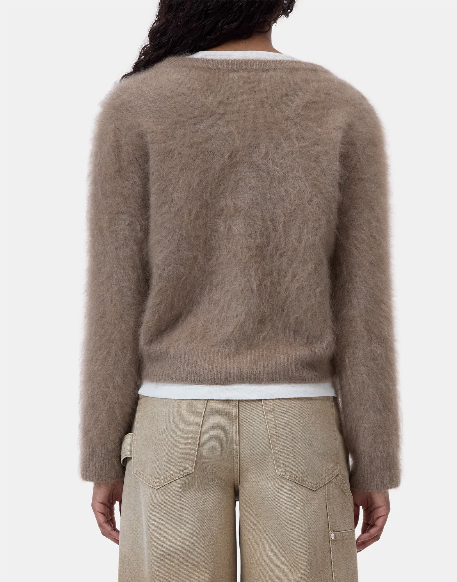 CLOSED Cardigan in Cashmere Spazzolato Wheat Beige
