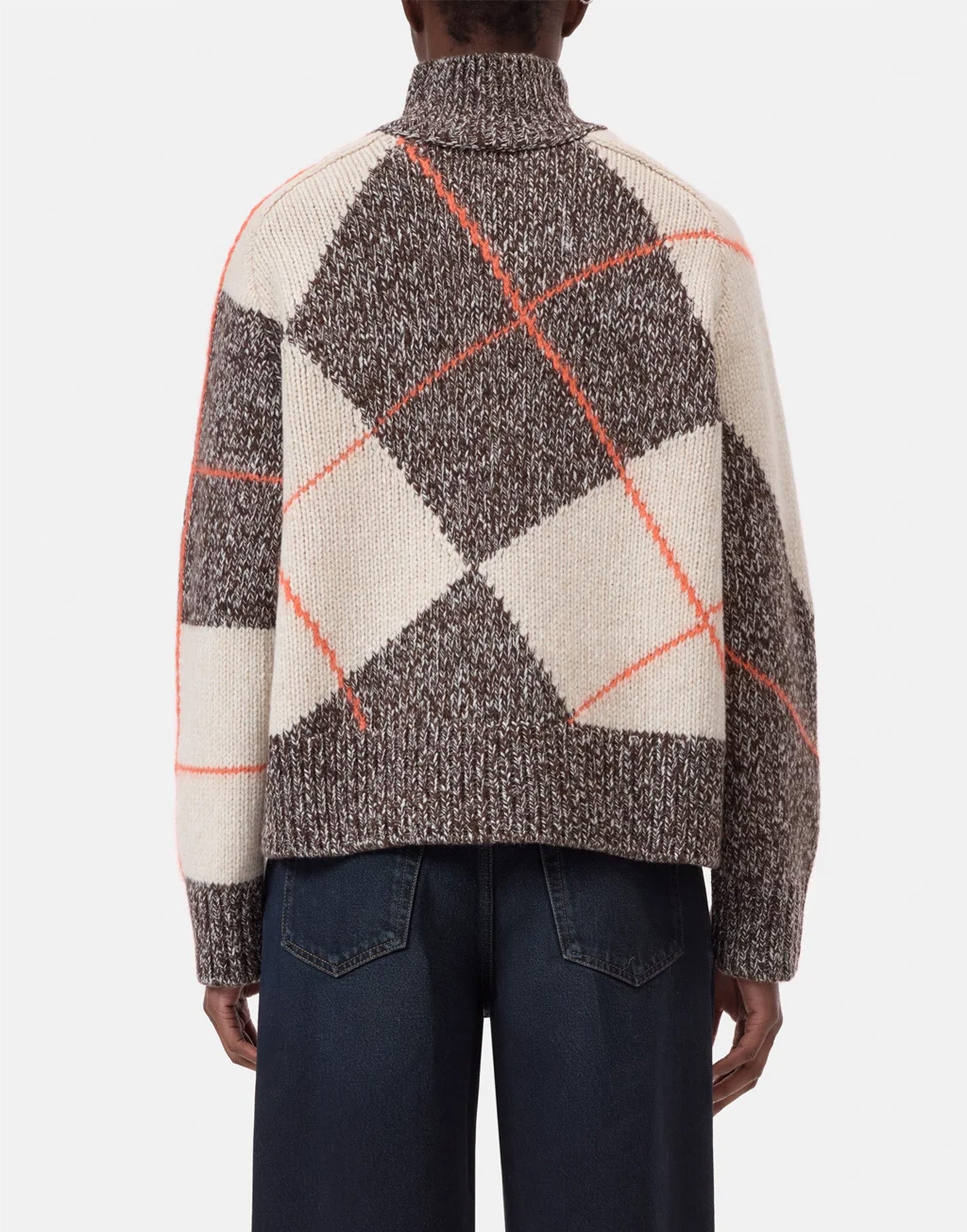 CLOSED Maglione Argyle in Lana e Mohair