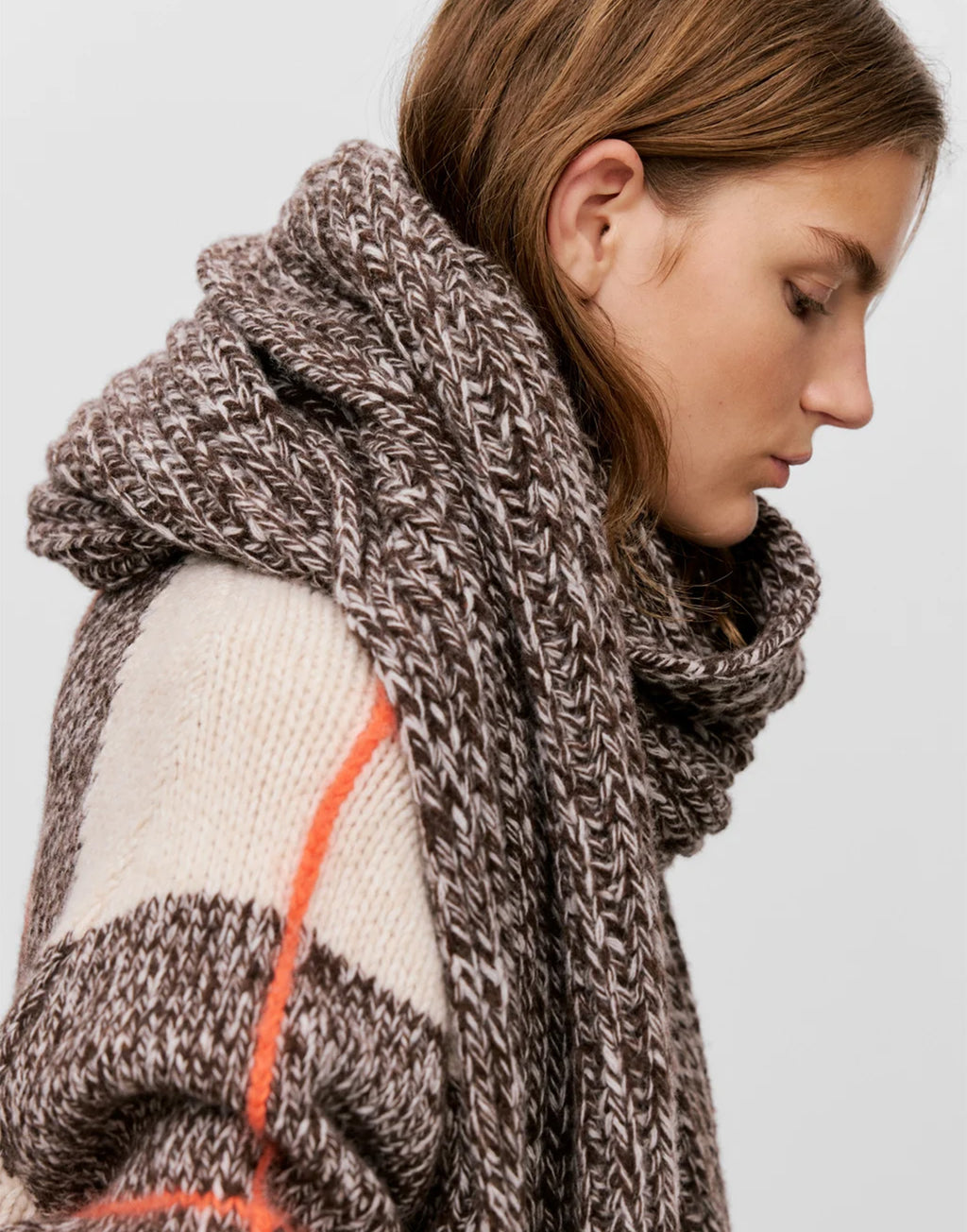 CLOSED Maglione Argyle in Lana e Mohair