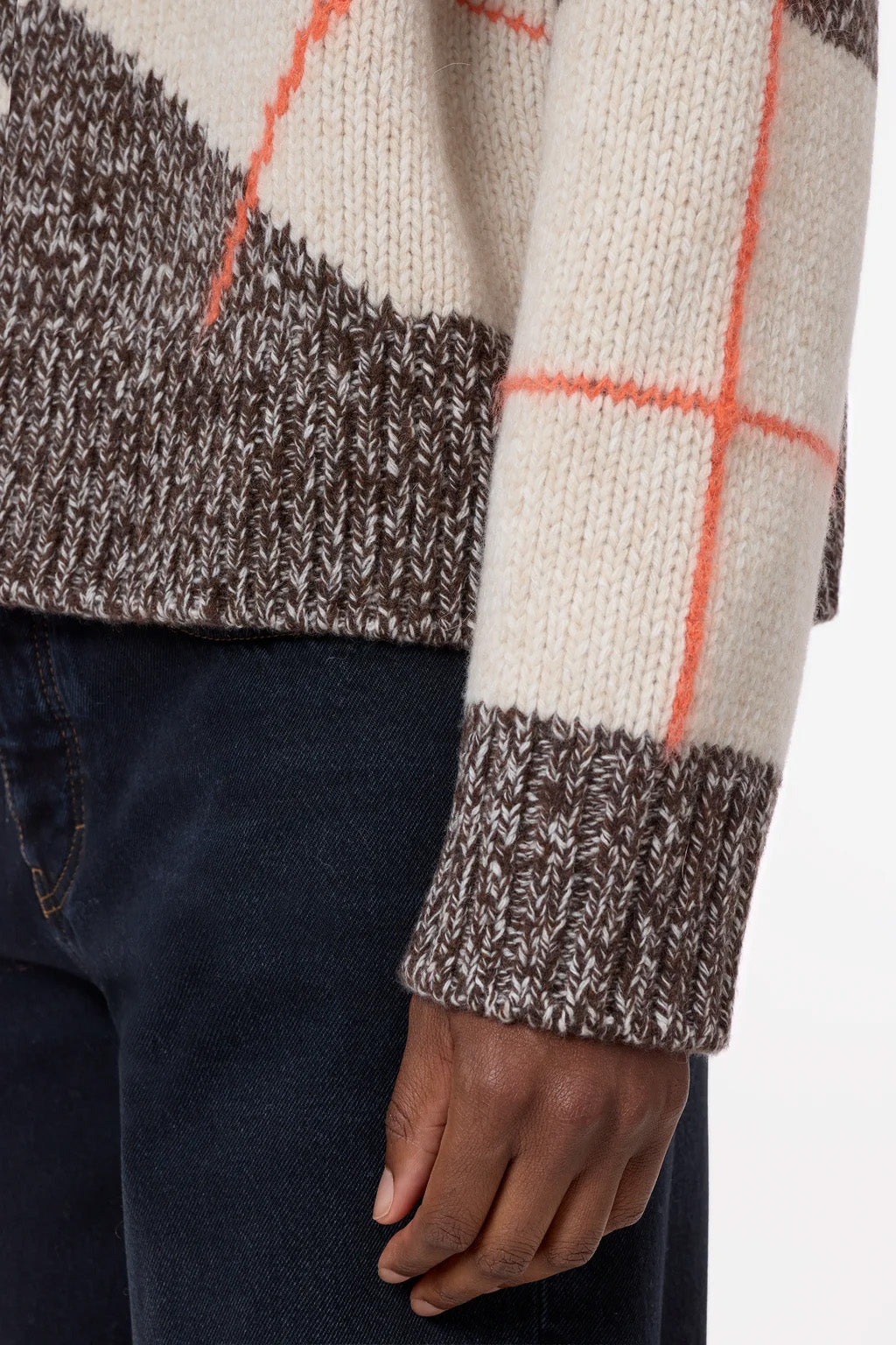 CLOSED Maglione Argyle in Lana e Mohair