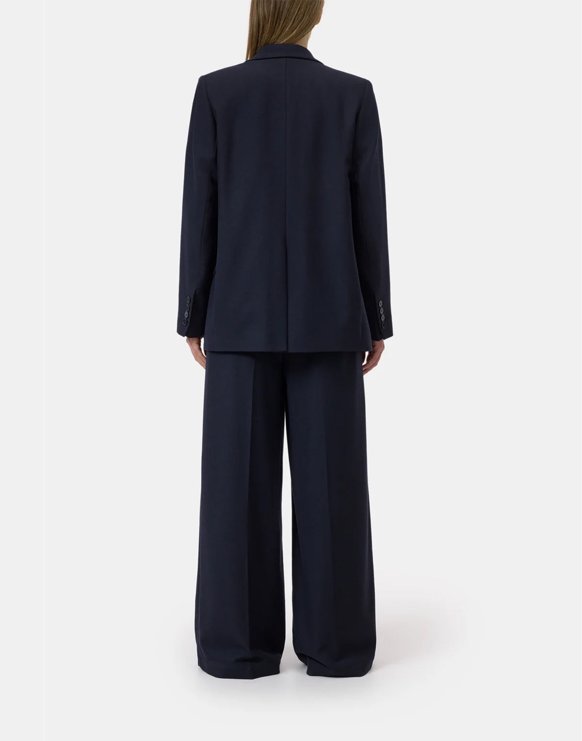 CLOSED Blazer Doppiopetto in Misto Lana Dark Night
