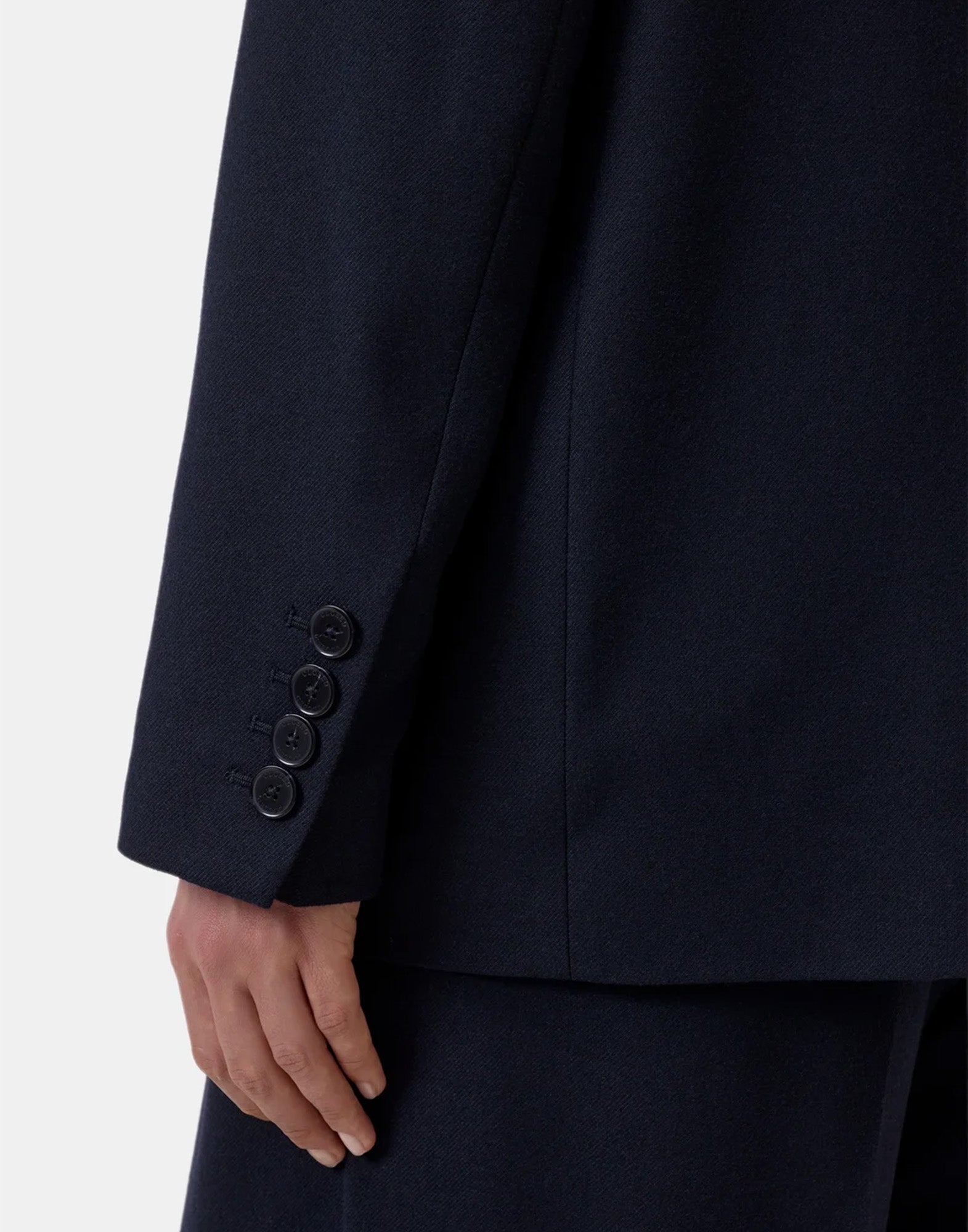 CLOSED Blazer Doppiopetto in Misto Lana Dark Night