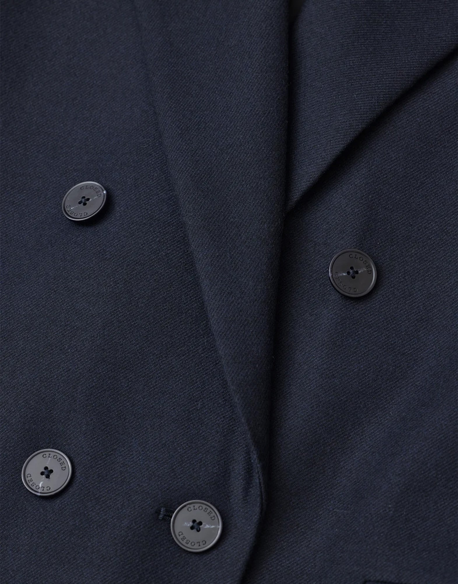 CLOSED Blazer Doppiopetto in Misto Lana Dark Night