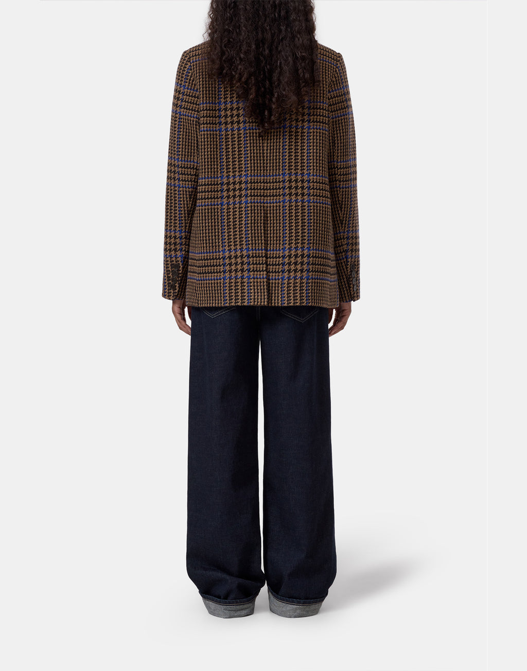 CLOSED Blazer a Quadri in Misto Lana