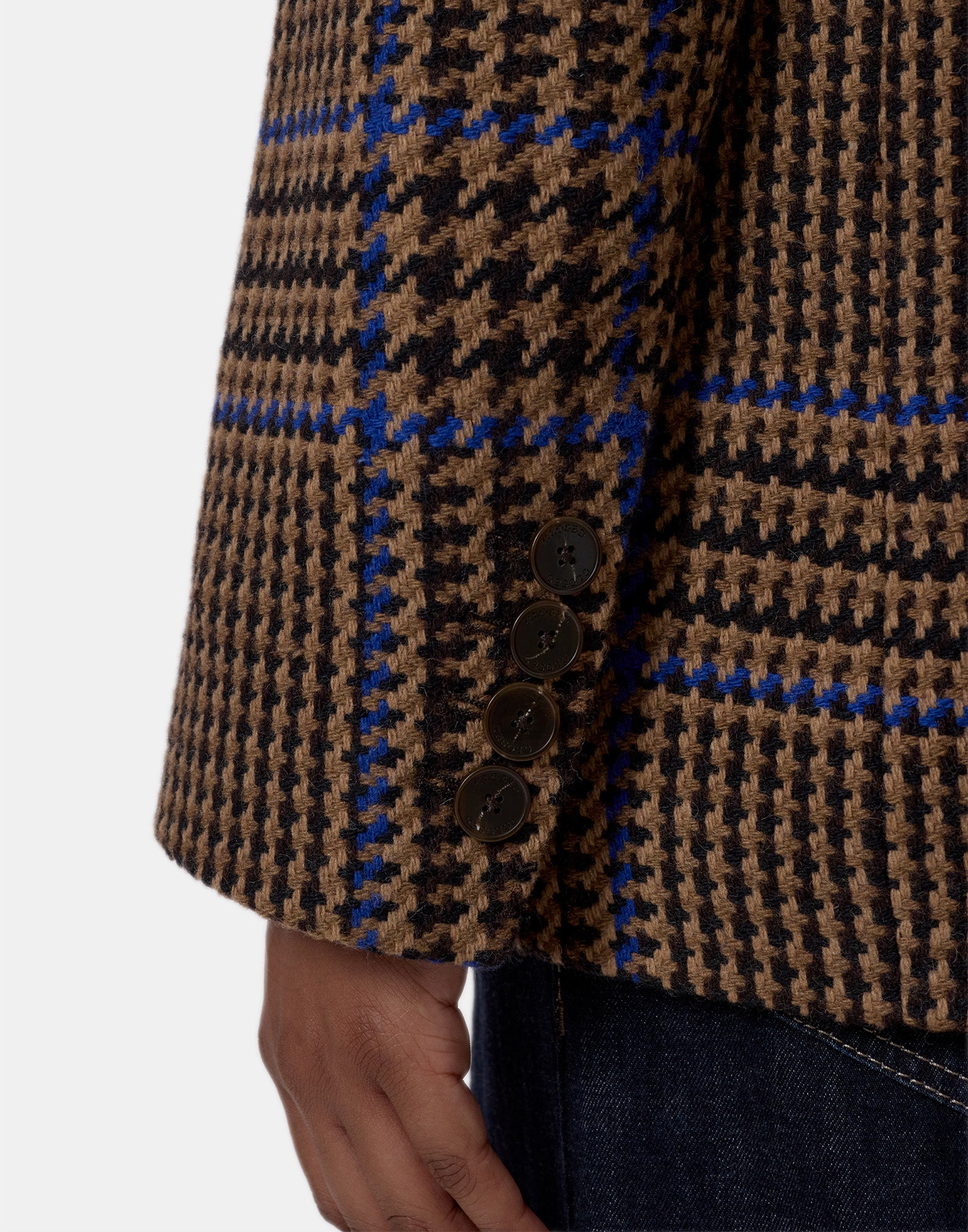 CLOSED Blazer a Quadri in Misto Lana